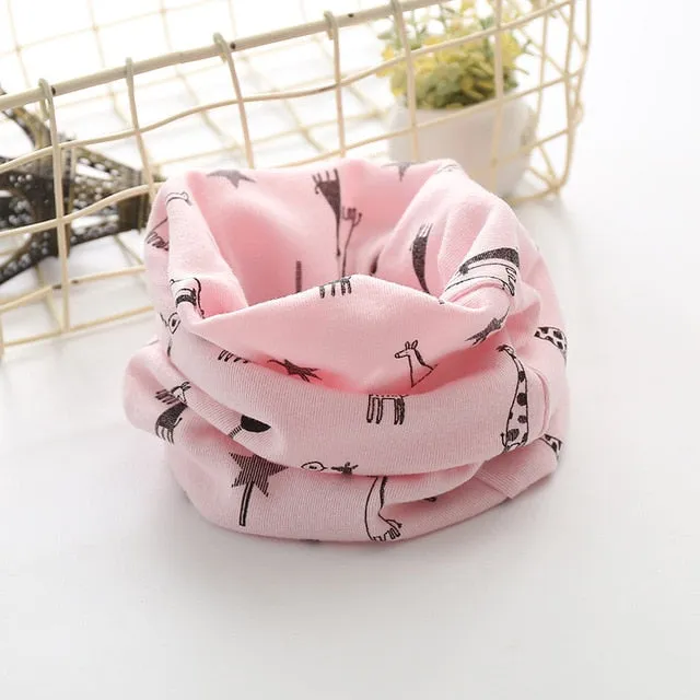 Cotton Baby Scarf Baby Bibs For Boys Girls Burp Cloths Baberos Lovely Kids Collars O Ring Neckerchief