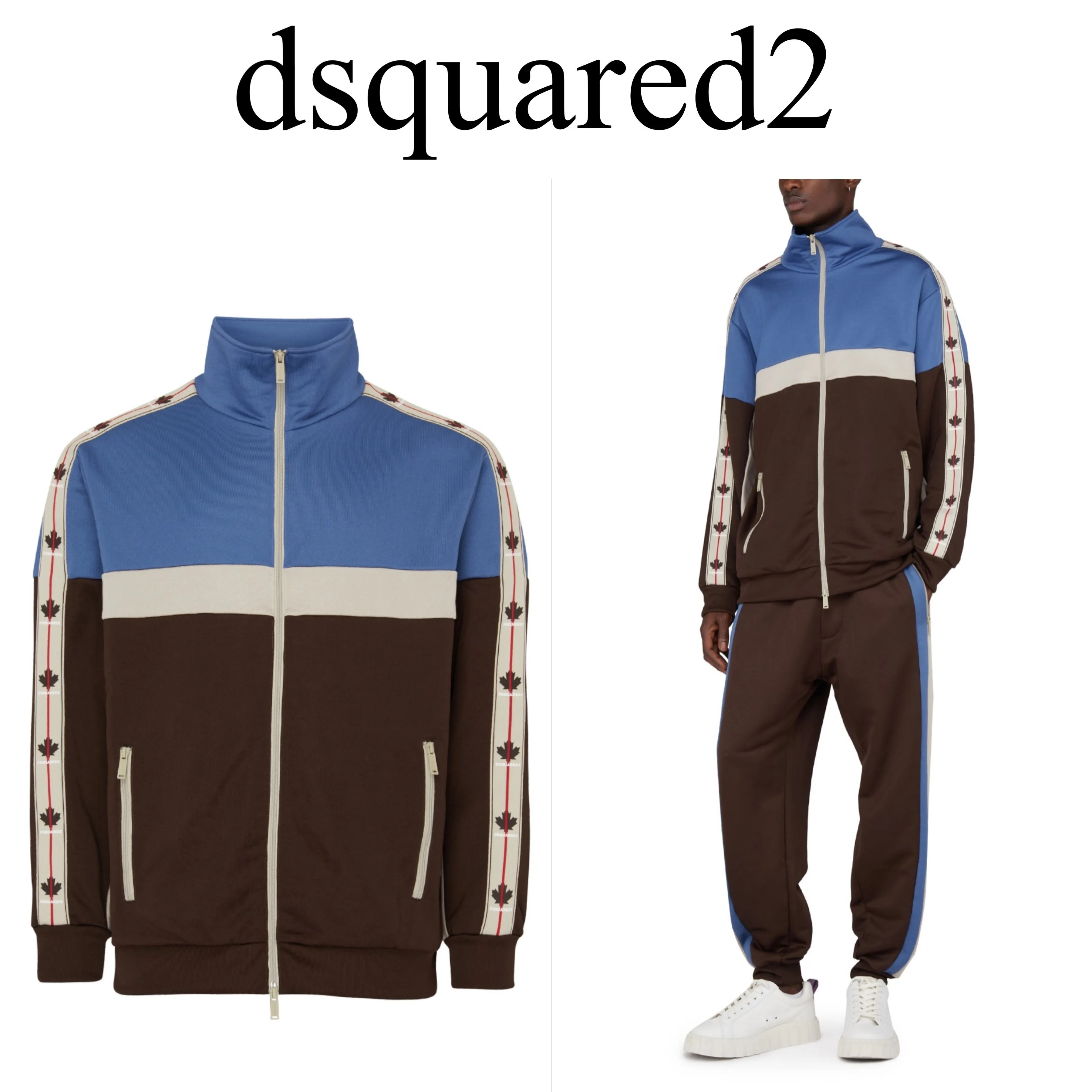 D SQUARED2  |Long Sleeves Cotton Luxury Sweatshirts