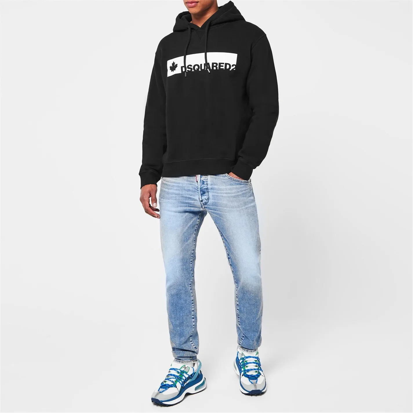 D SQUARED2  |Pullovers Unisex Street Style Long Sleeves Plain Cotton Logo