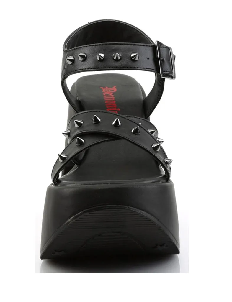 DEMONIA DYNAMITE 02 PLATFORM SANDALS