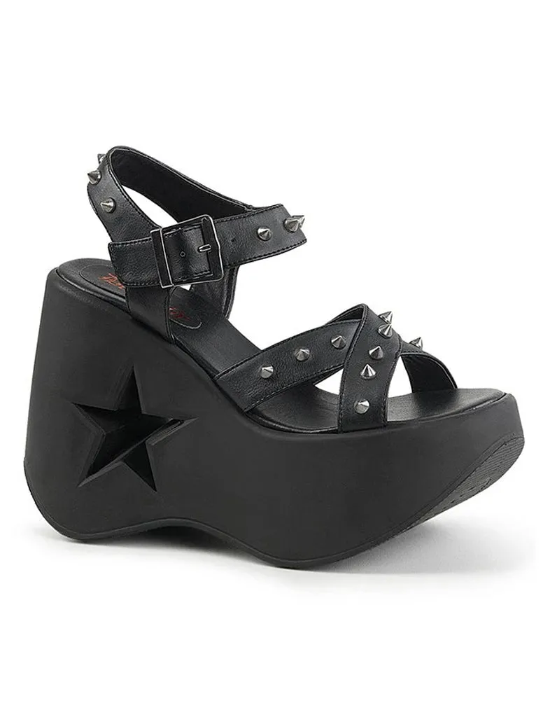 DEMONIA DYNAMITE 02 PLATFORM SANDALS