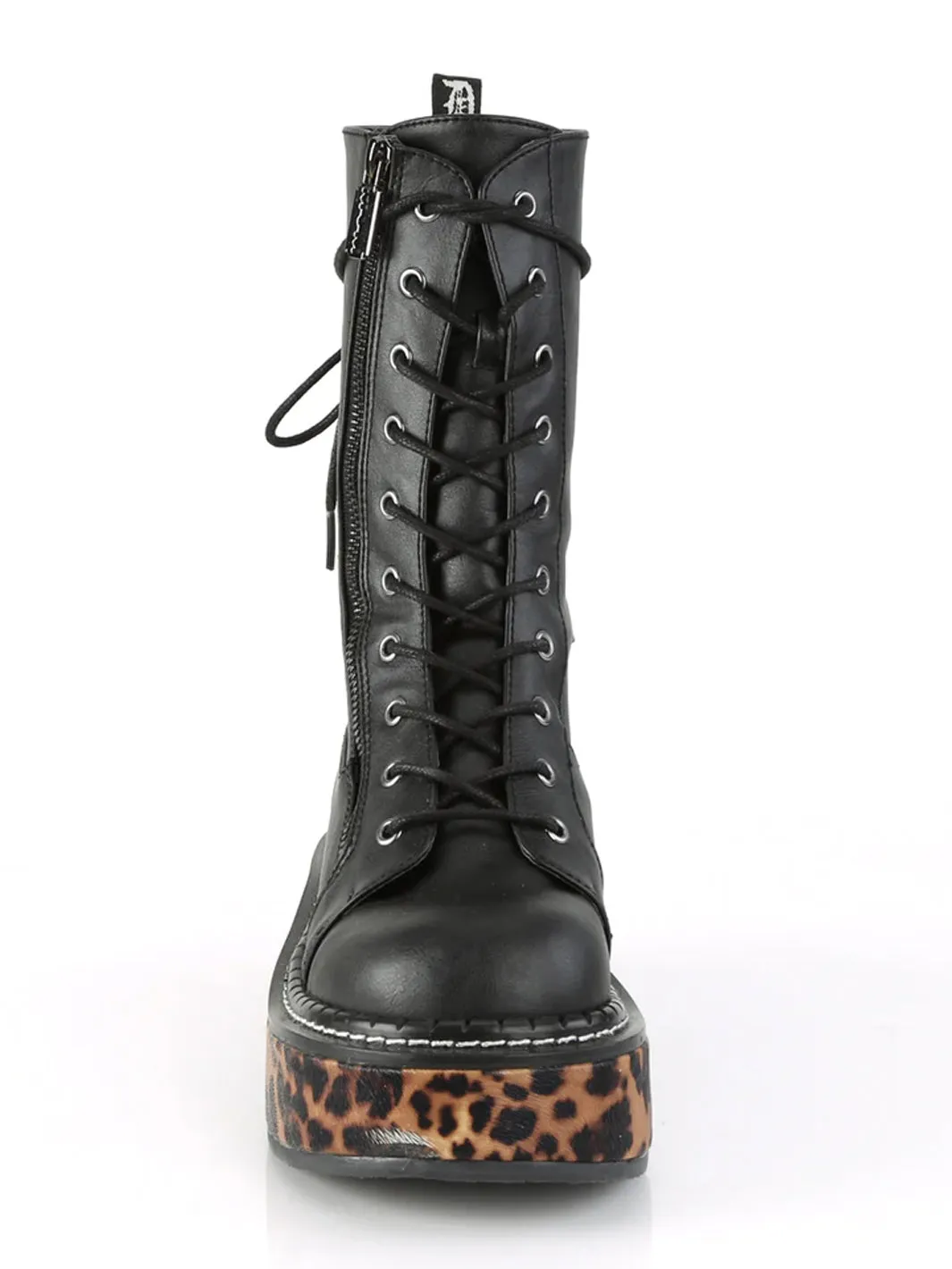 DEMONIA EMILY-350 - BLACK LEOPARD  PRE ORDER 