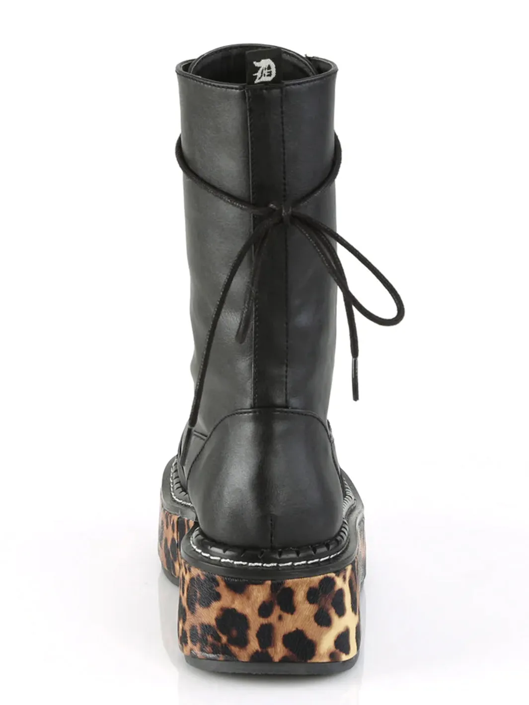 DEMONIA EMILY-350 - BLACK LEOPARD  PRE ORDER 