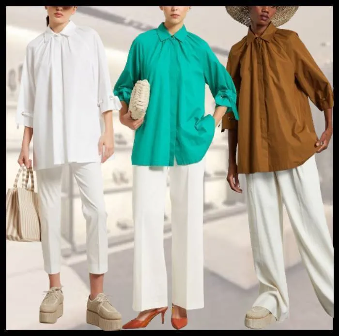 Diffusione Tessile  |Long Sleeves Plain Cotton Tunics