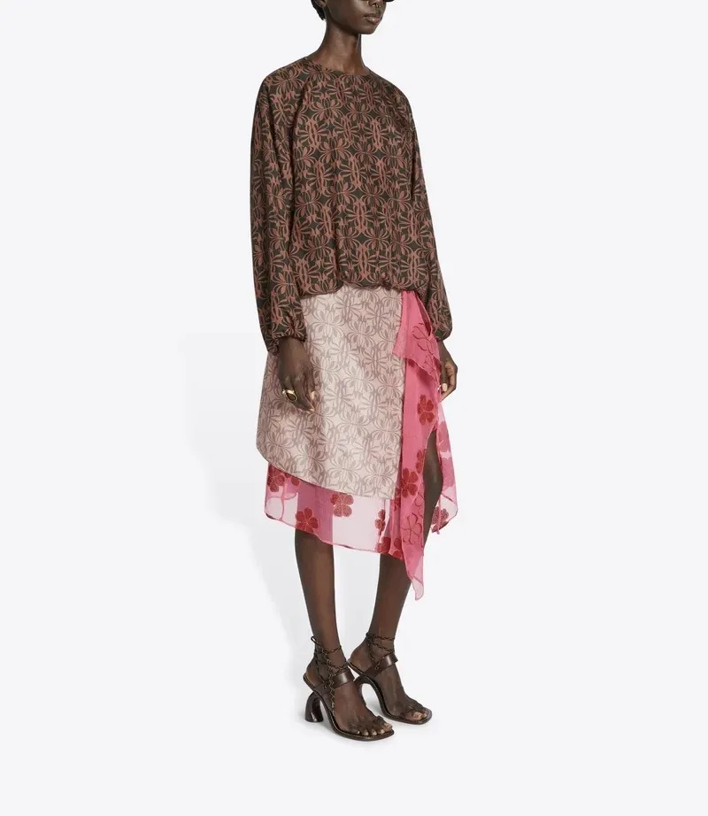 Dries Van Noten  |Silk cocoon top