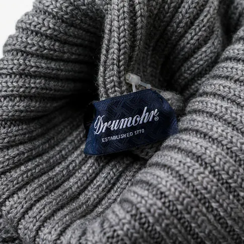 Drumohr  |Wool Long Sleeves Plain Handmade Sweaters