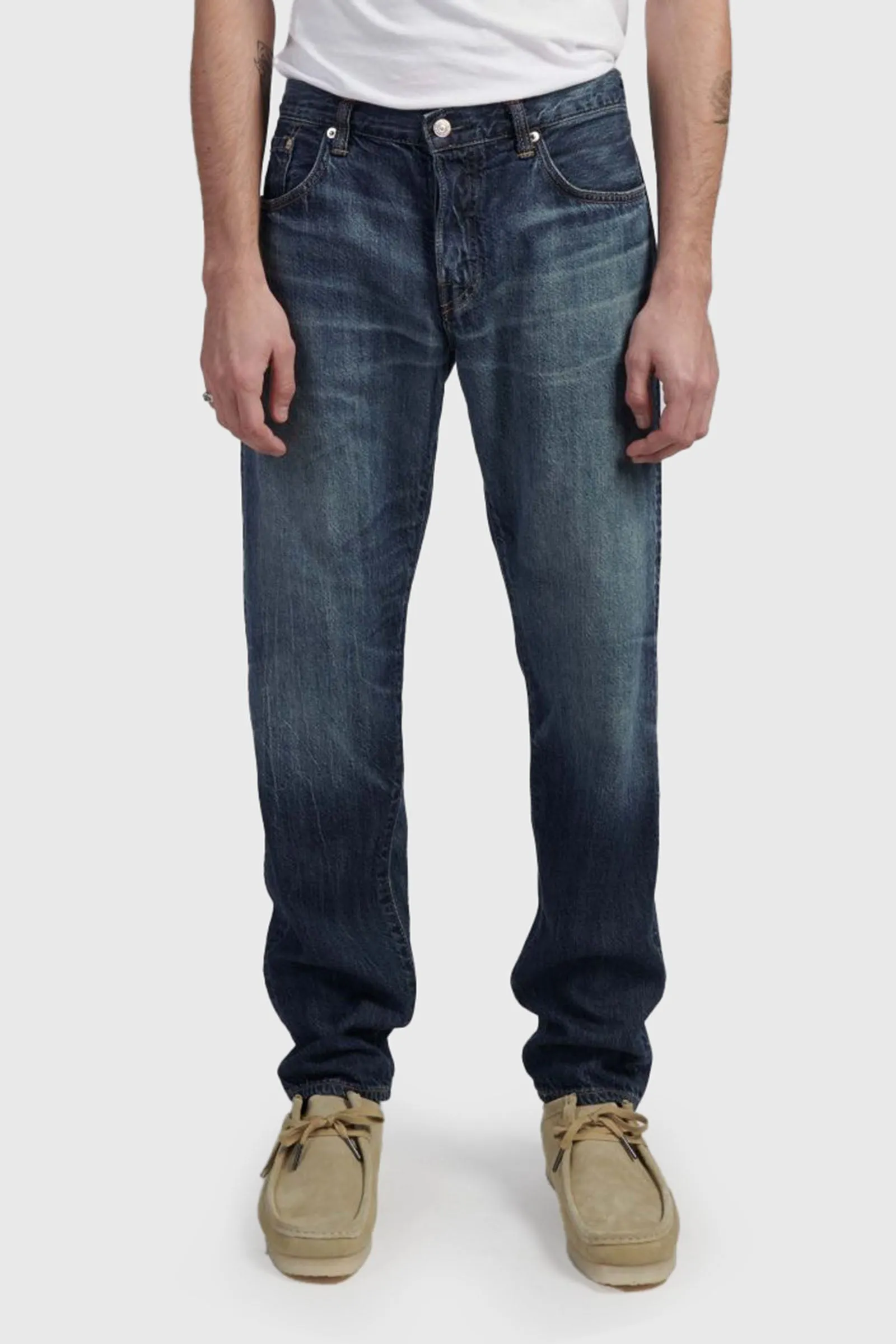 Edwin Jeans Regular Tapered Blu Medio Uomo