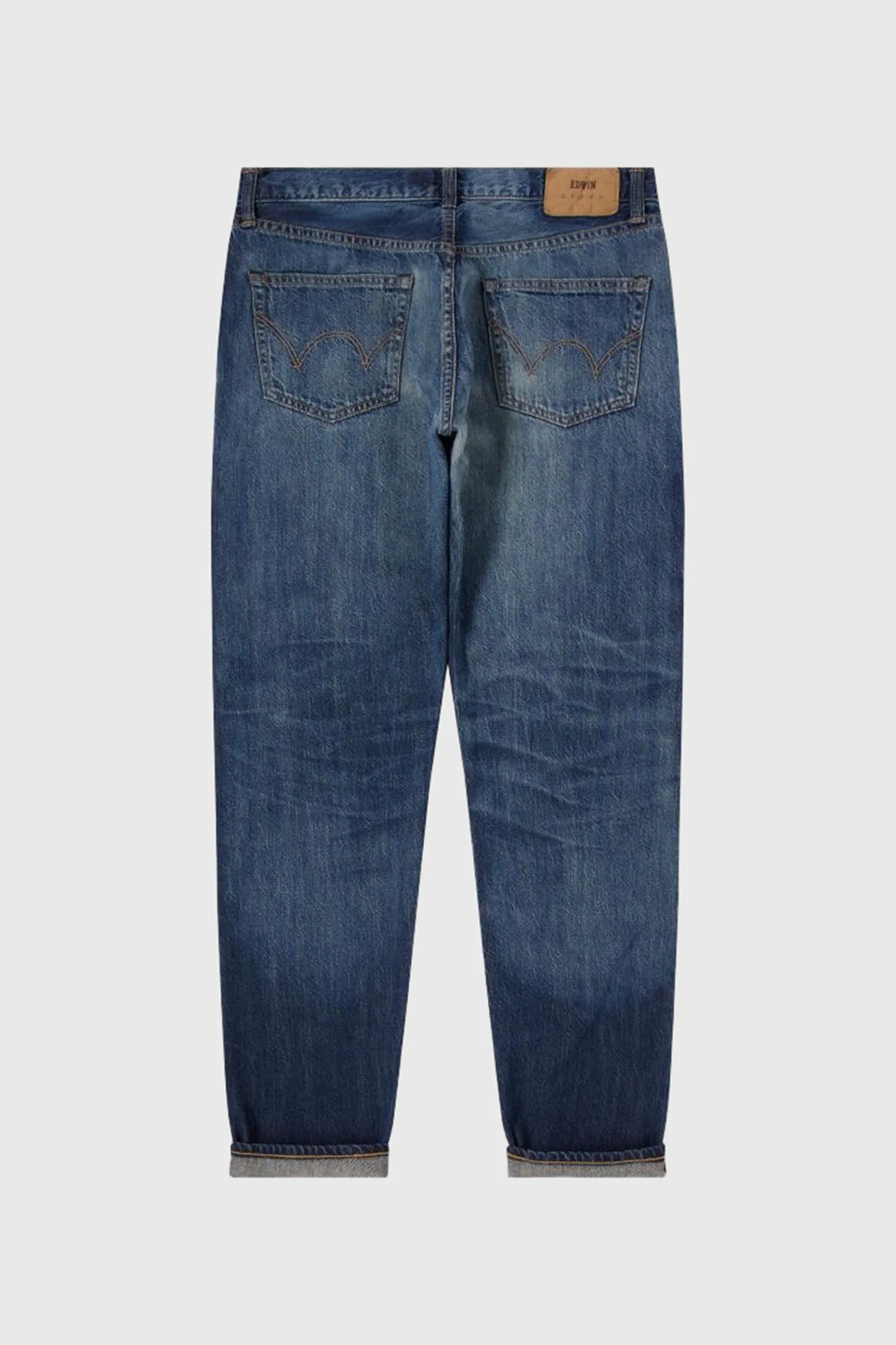 Edwin Jeans Regular Tapered Blu Medio Uomo