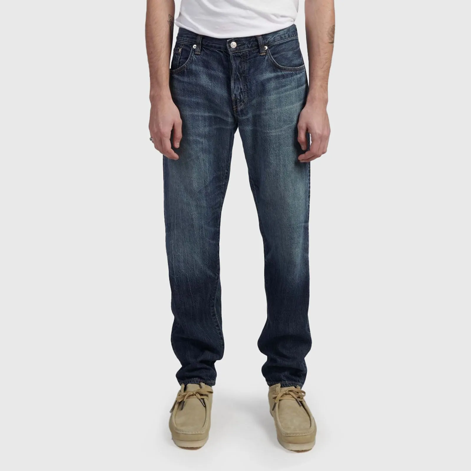 Edwin Jeans Regular Tapered Blu Medio Uomo