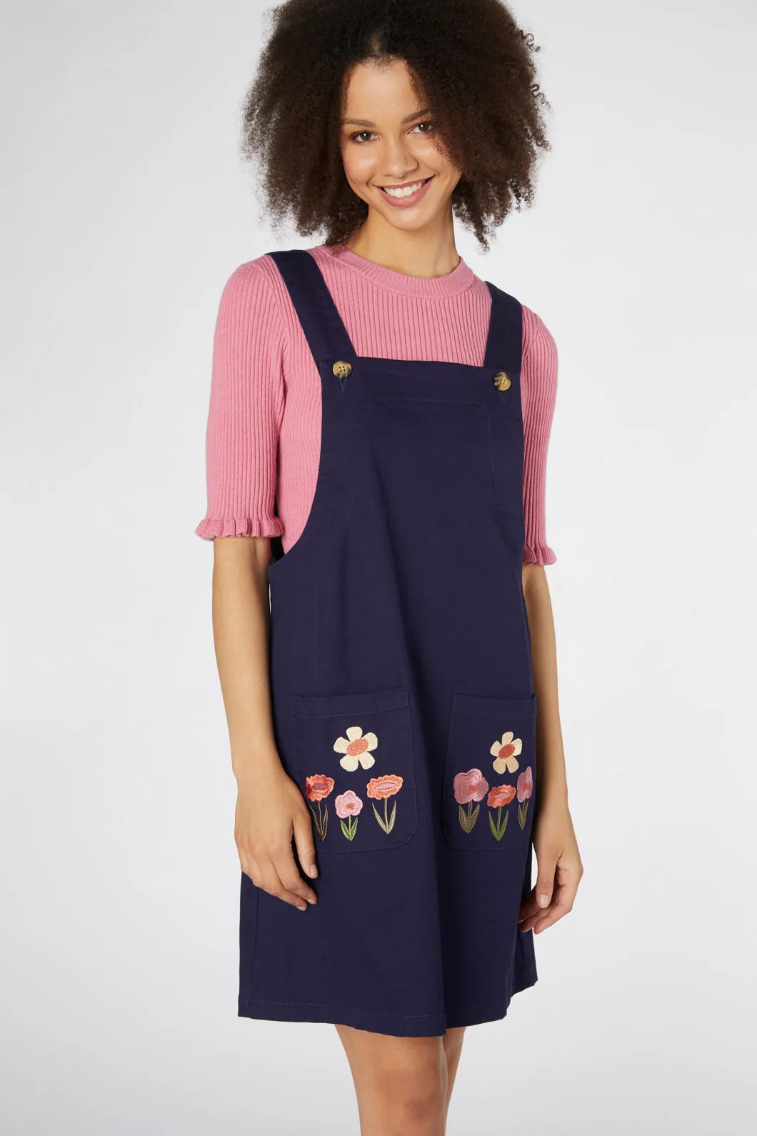 Enid Embroidered Pinny