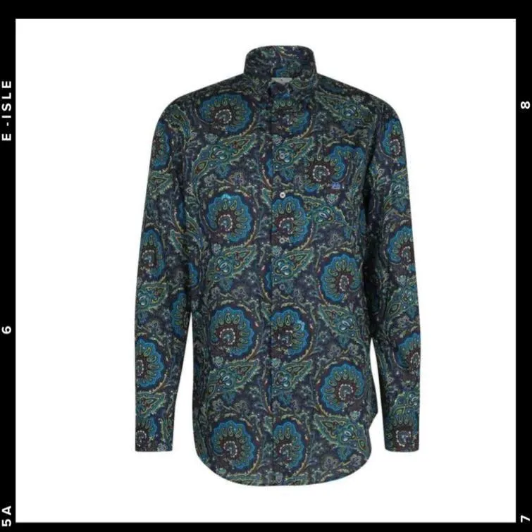 ETRO  |Paisley Long Sleeves Cotton Luxury Shirts