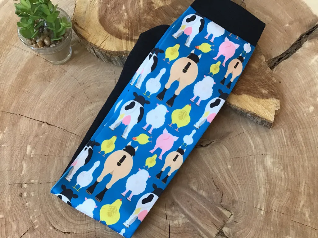 Farm Animal Derriere Socks