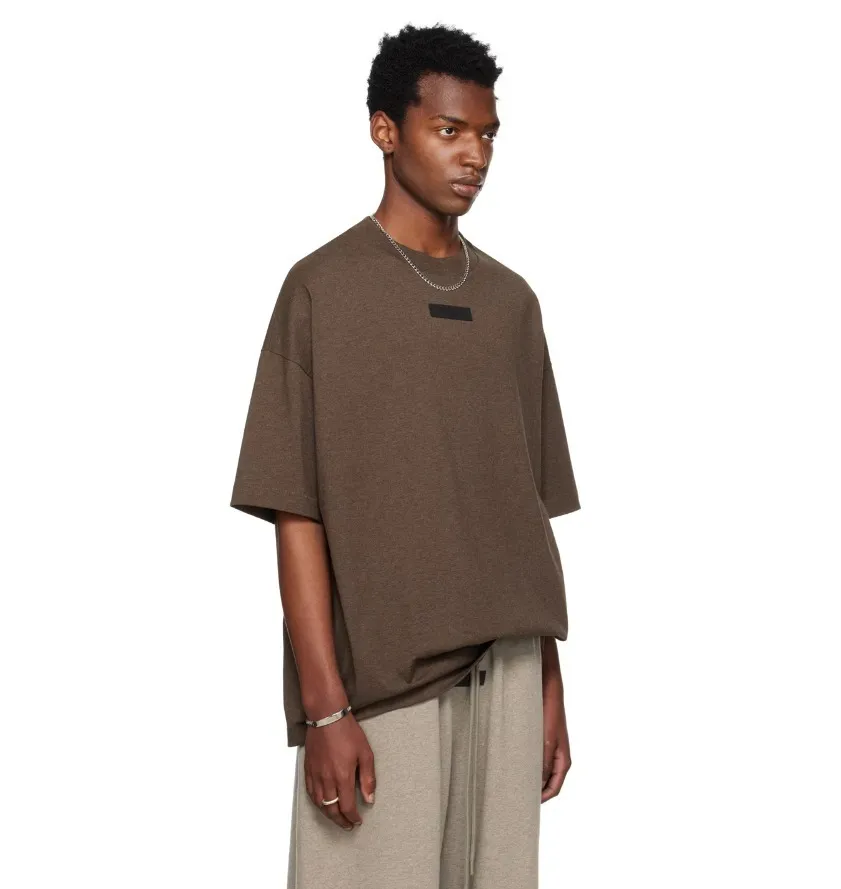 FEAR OF GOD  |Crew Neck Pullovers Street Style Plain Cotton Short Sleeves