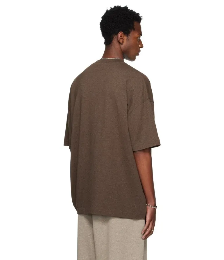 FEAR OF GOD  |Crew Neck Pullovers Street Style Plain Cotton Short Sleeves