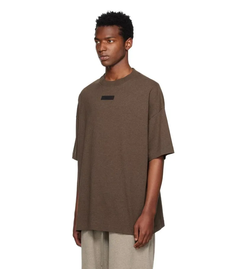 FEAR OF GOD  |Crew Neck Pullovers Street Style Plain Cotton Short Sleeves