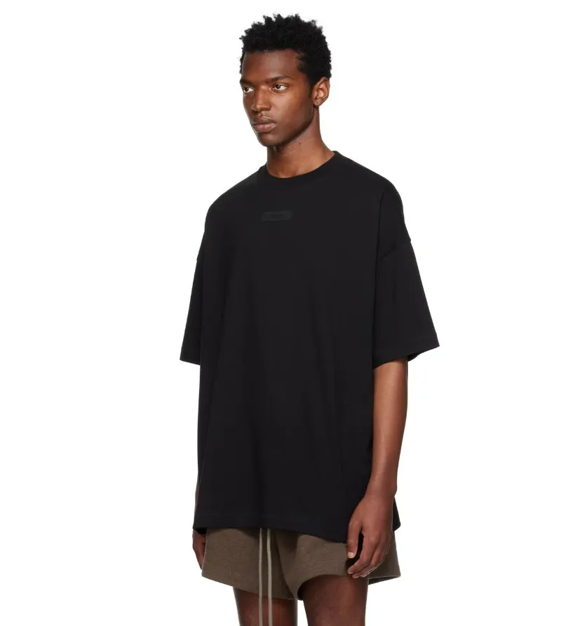 FEAR OF GOD  |Crew Neck Pullovers Street Style Plain Cotton Short Sleeves