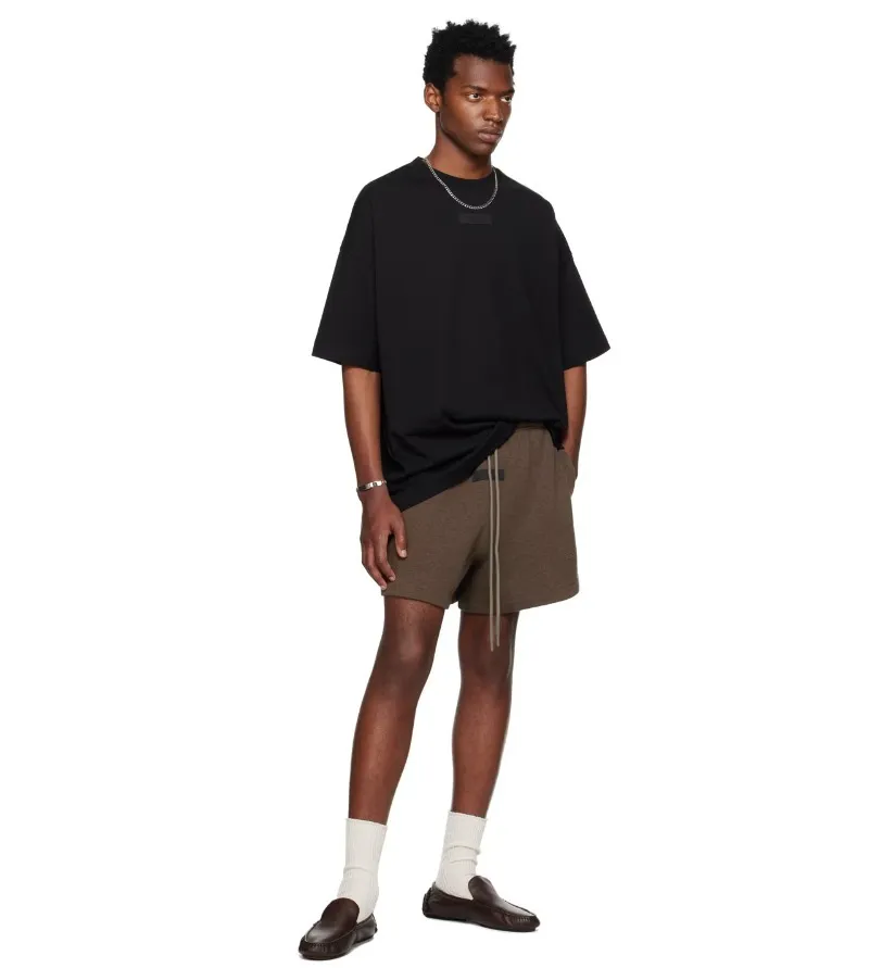 FEAR OF GOD  |Crew Neck Pullovers Street Style Plain Cotton Short Sleeves