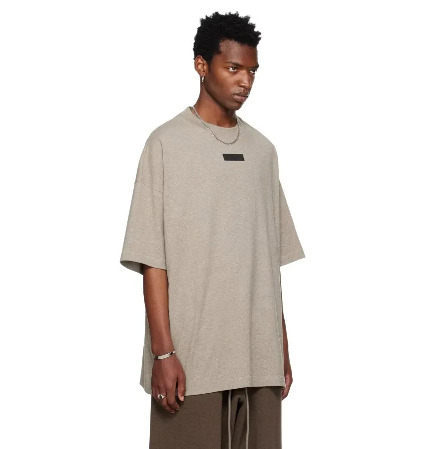 FEAR OF GOD  |Crew Neck Pullovers Street Style Plain Cotton Short Sleeves