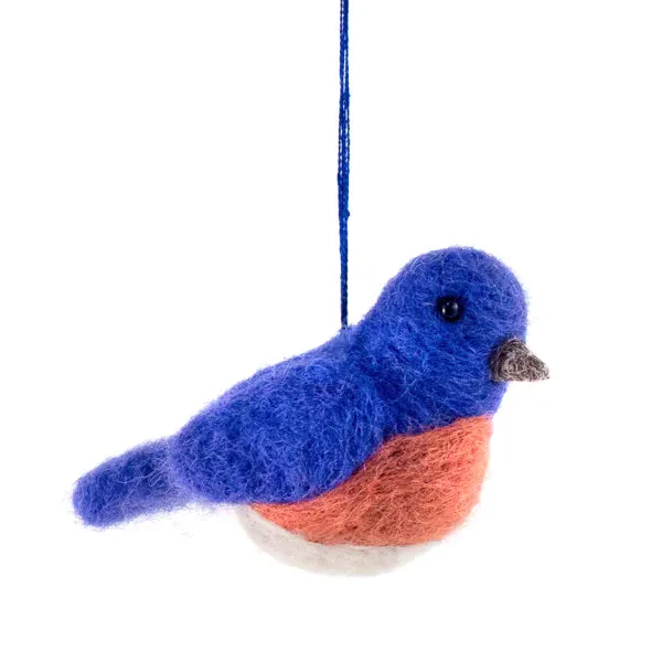 Felted Wool Birds