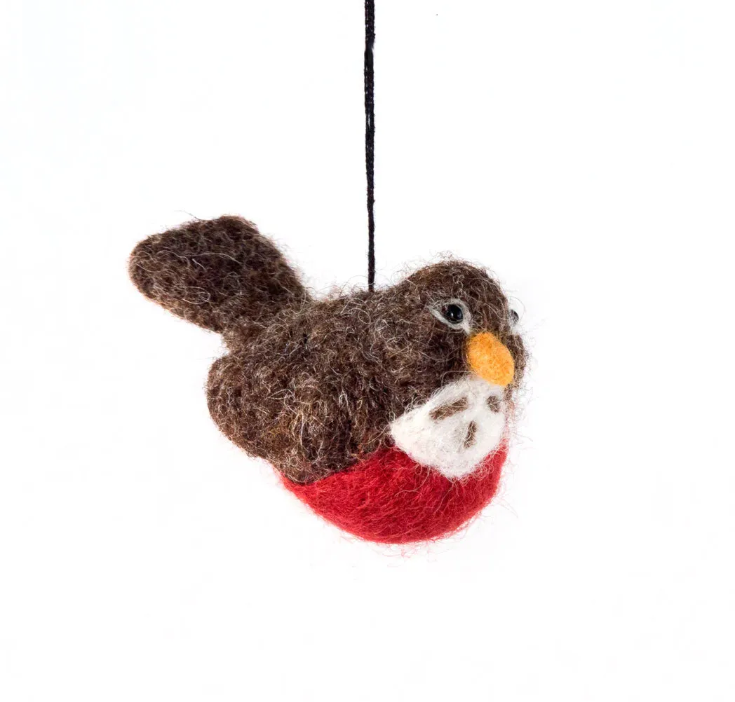 Felted Wool Birds