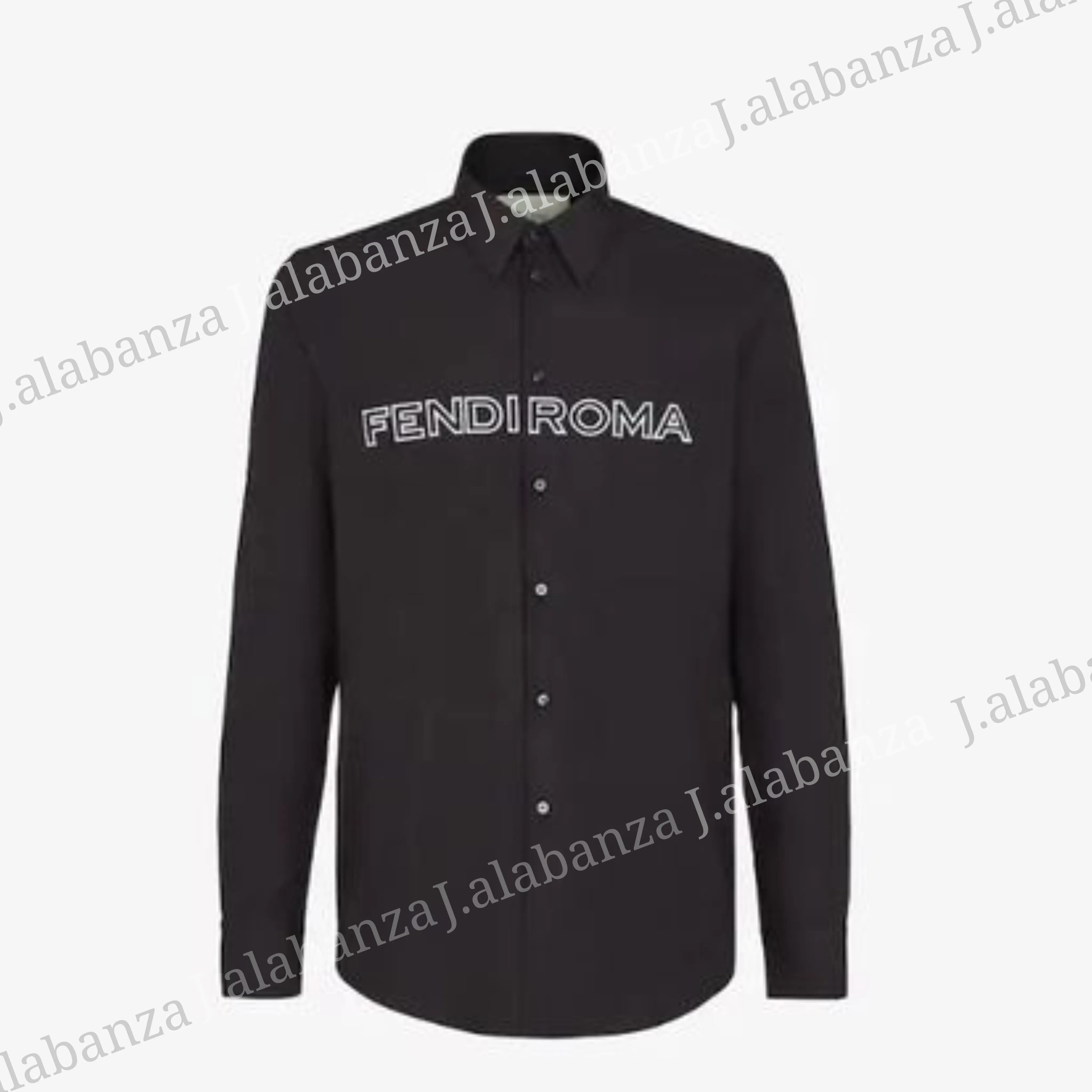 FENDI  |Collaboration Long Sleeves Cotton Logo Luxury Shirts