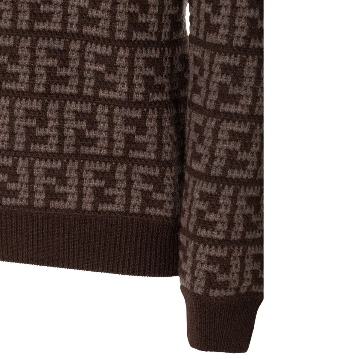 FENDI  |Monogram Cashmere Long Sleeves Luxury Sweaters