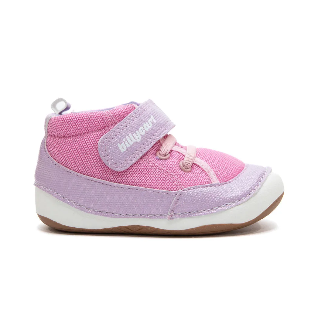 FLOSS pink and purple baby and toddler girls high-top sneakers