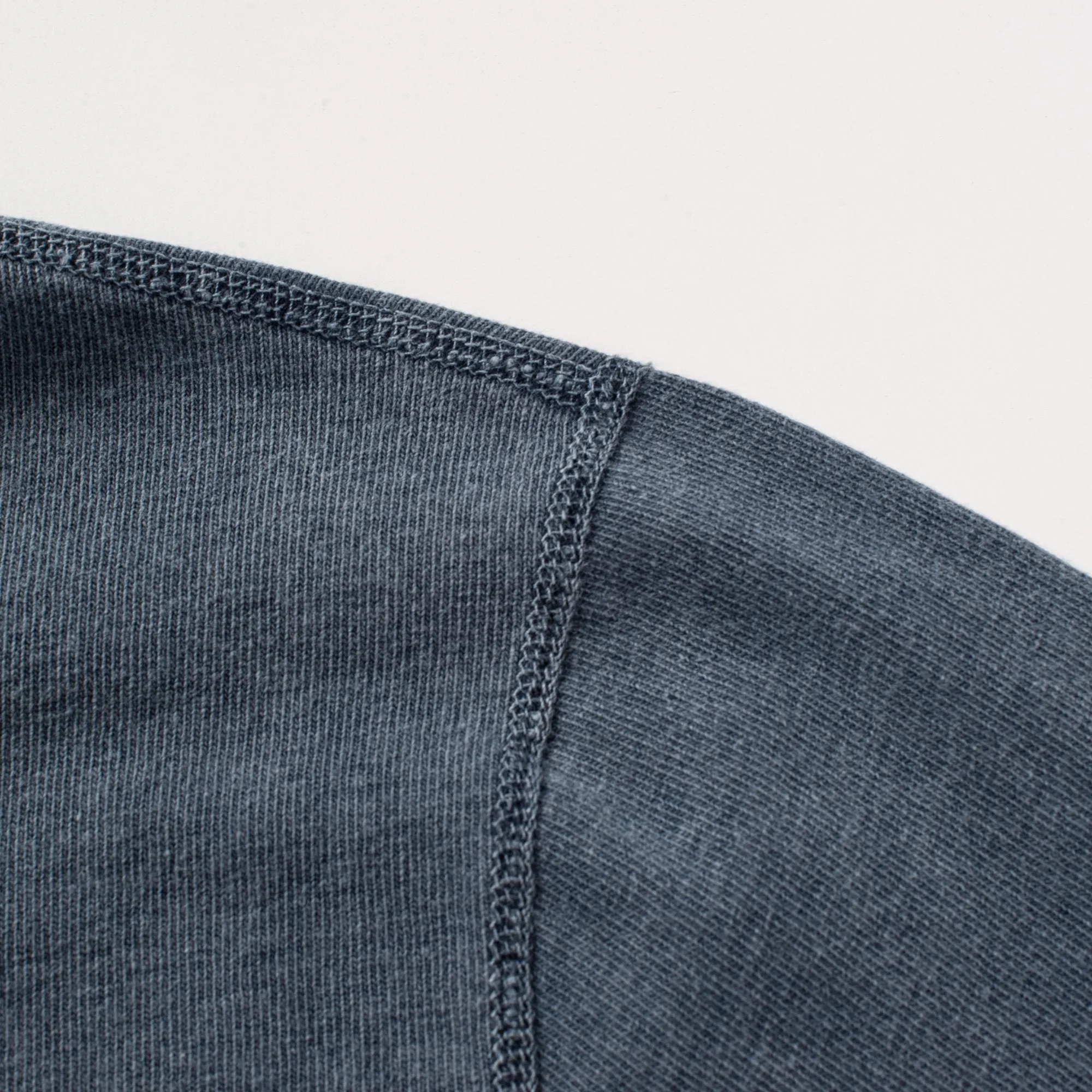 Freenote Cloth 13oz Henley L/S - Faded Blue