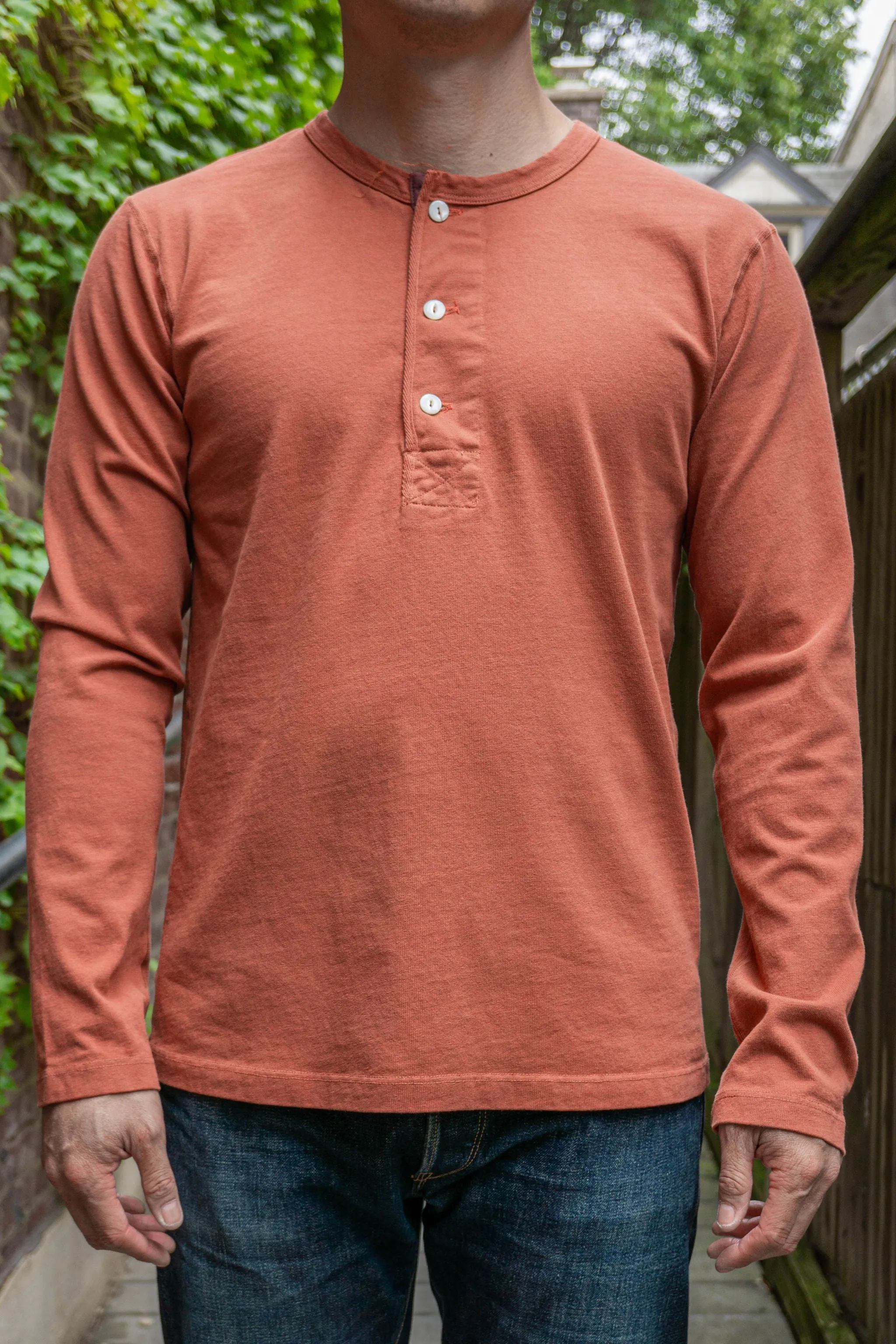 Freenote Cloth 13oz Henley L/S - Picante