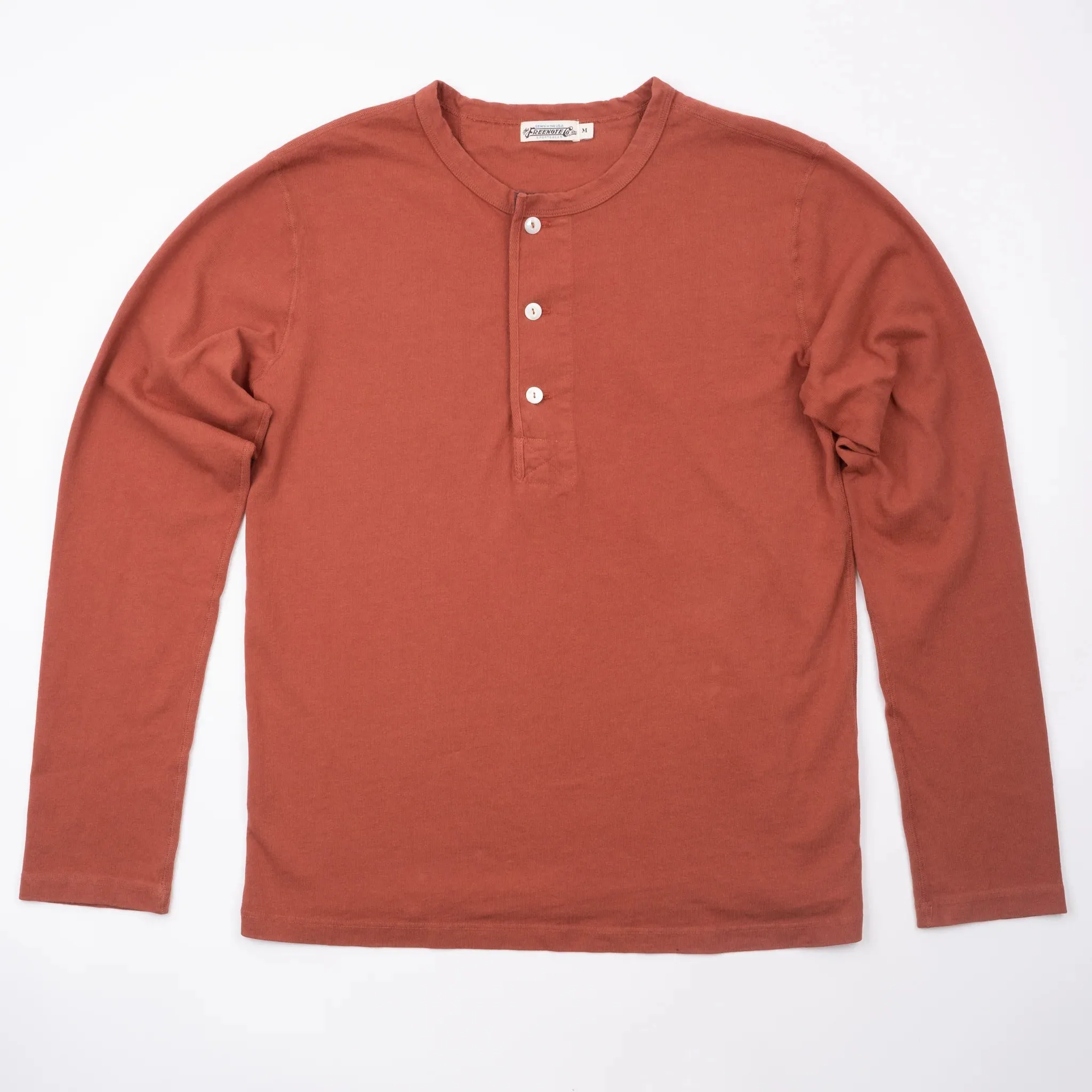 Freenote Cloth 13oz Henley L/S - Picante