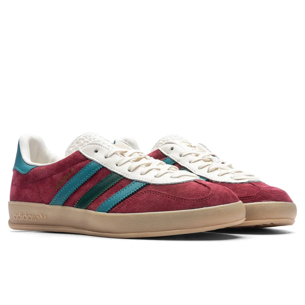 Gazelle Indoor - Collegiate Burgundy/Arctic Fusion/Collegiate Green