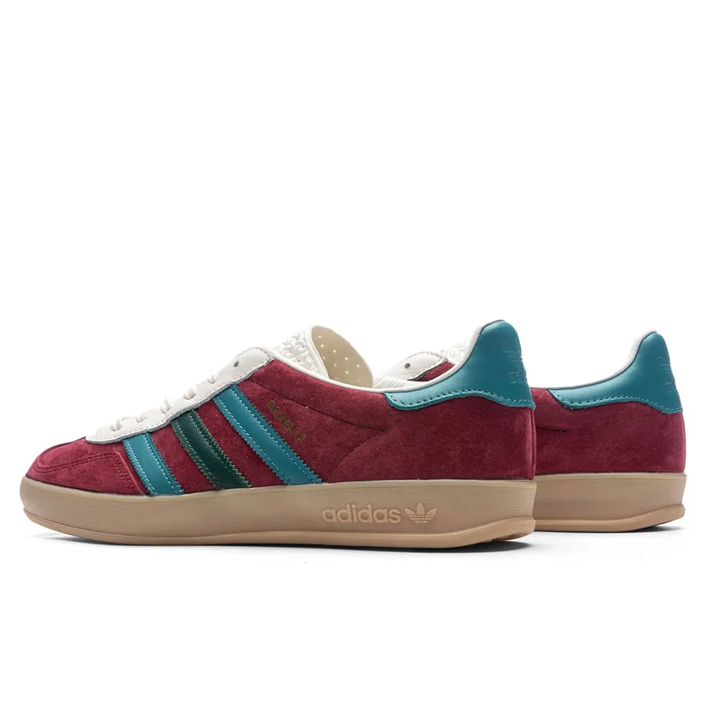 Gazelle Indoor - Collegiate Burgundy/Arctic Fusion/Collegiate Green