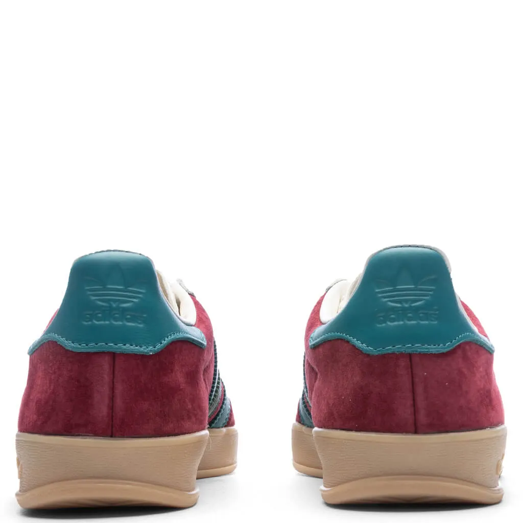 Gazelle Indoor - Collegiate Burgundy/Arctic Fusion/Collegiate Green