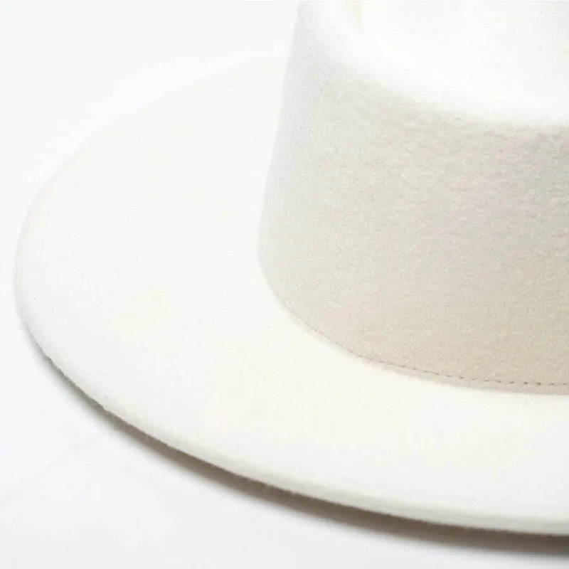 Genuine Australian Wool Felt Hats In Ivory