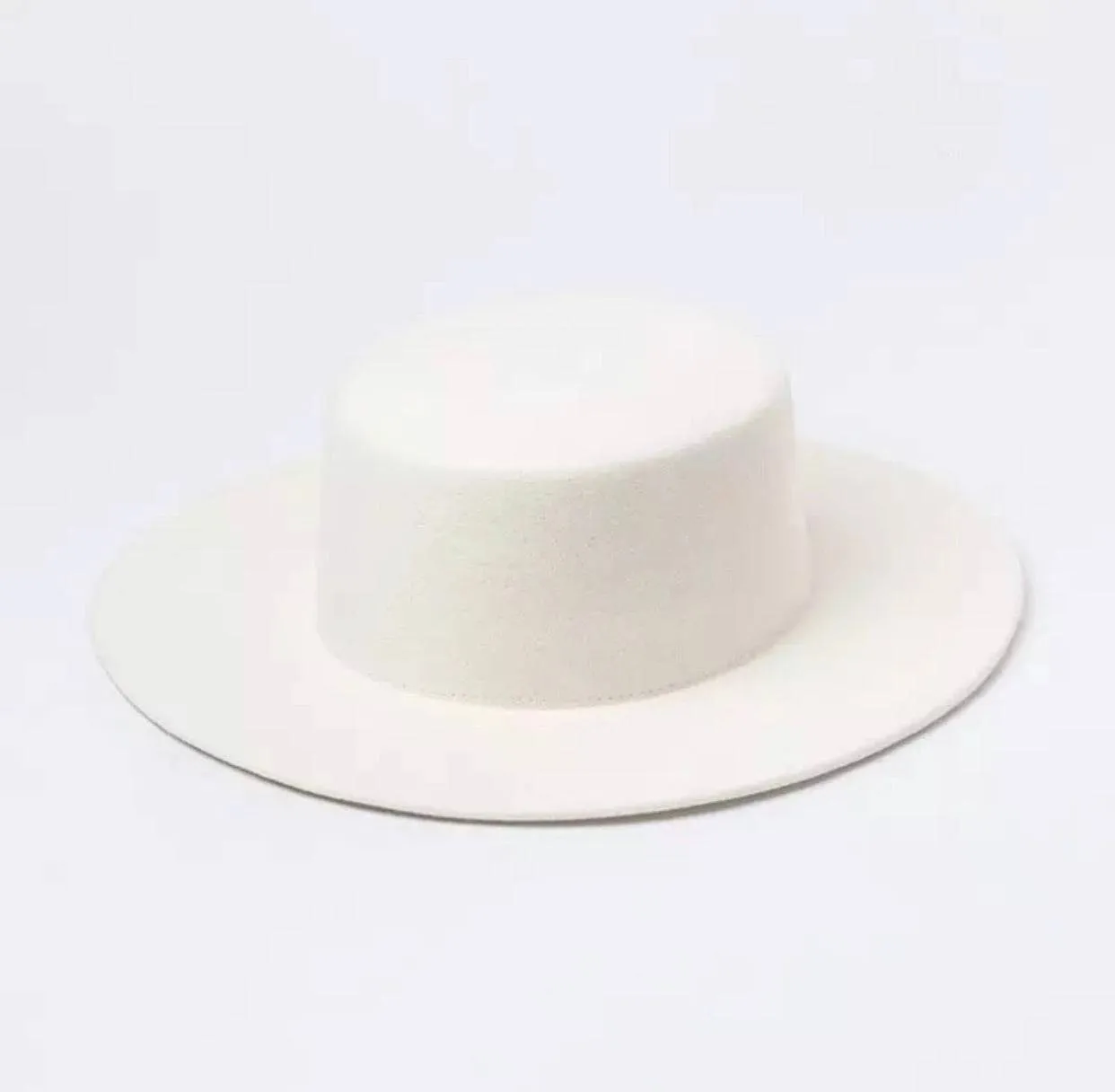 Genuine Australian Wool Felt Hats In Ivory