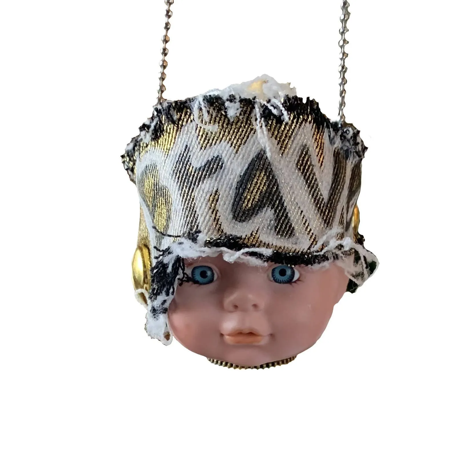 Grace Yip Designs- Be Brave baby doll necklace