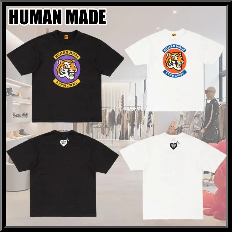 HUMAN MADE  |Crew Neck Pullovers Heart Unisex Street Style Plain Cotton