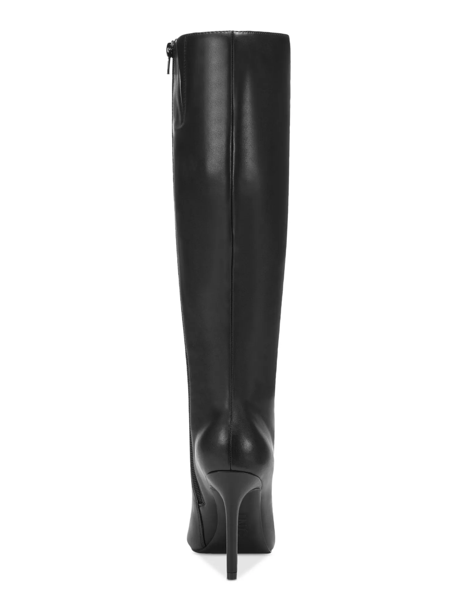 INC Womens Black Cushioned Goring Rajel Pointed Toe Stiletto Zip-Up Dress Heeled Boots M