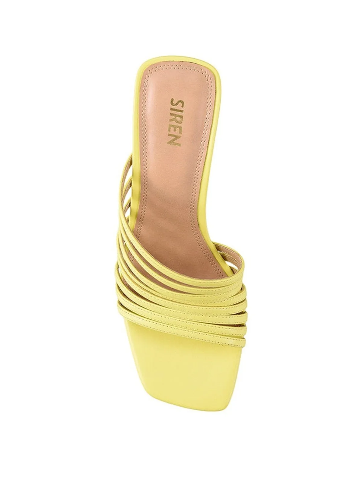 Izaac Stiletto Mules - Lime Leather