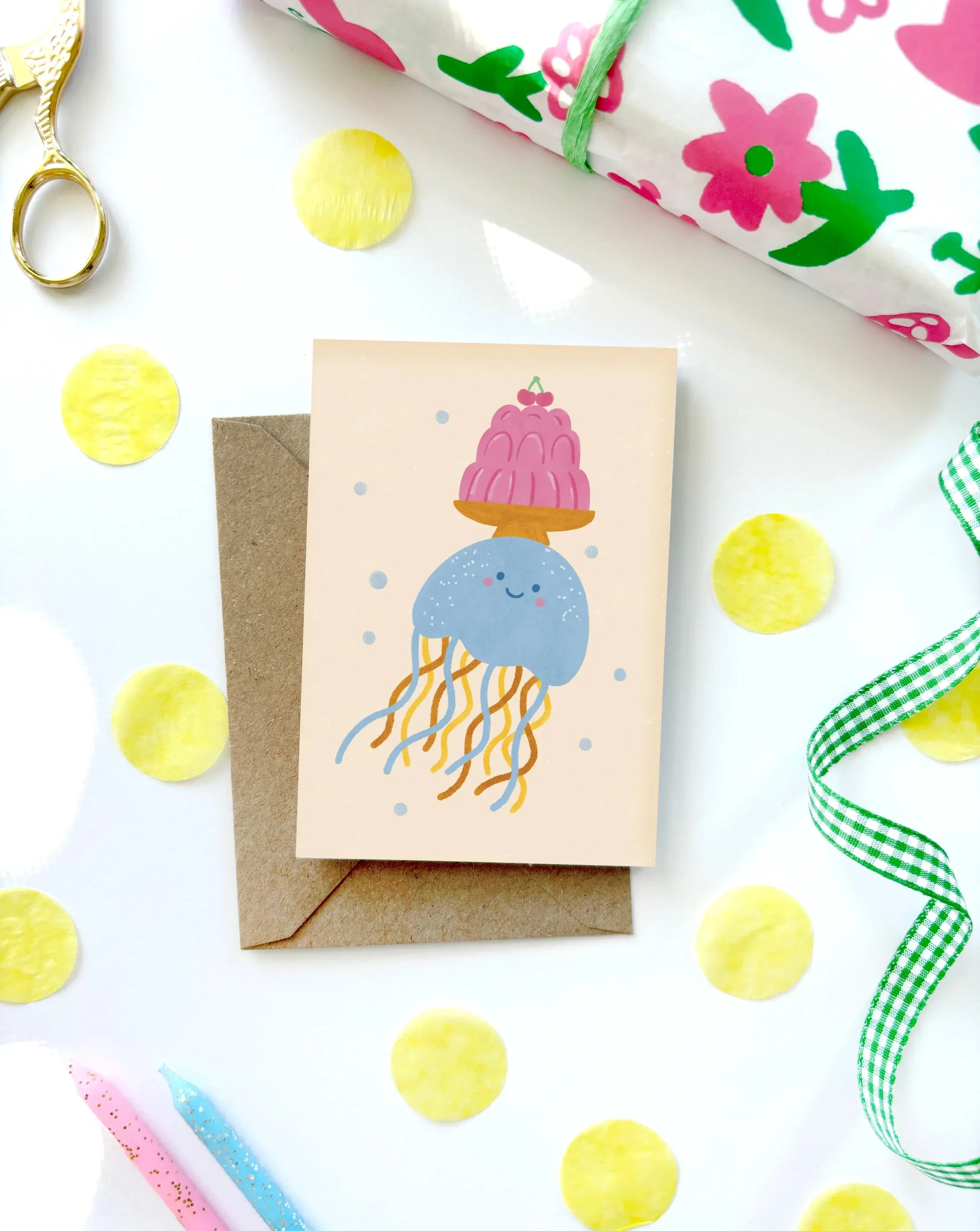 Jellyfish Mini Card