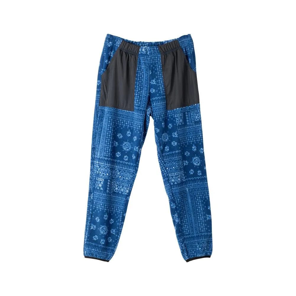 Kavu Cadha Fleece Pant In Blue Bandana