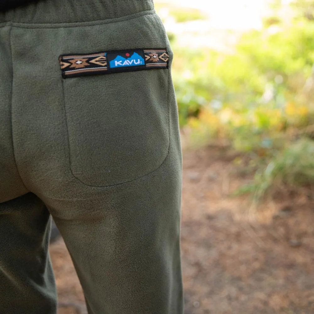 Kavu Cadha Fleece Pant  In Leaf