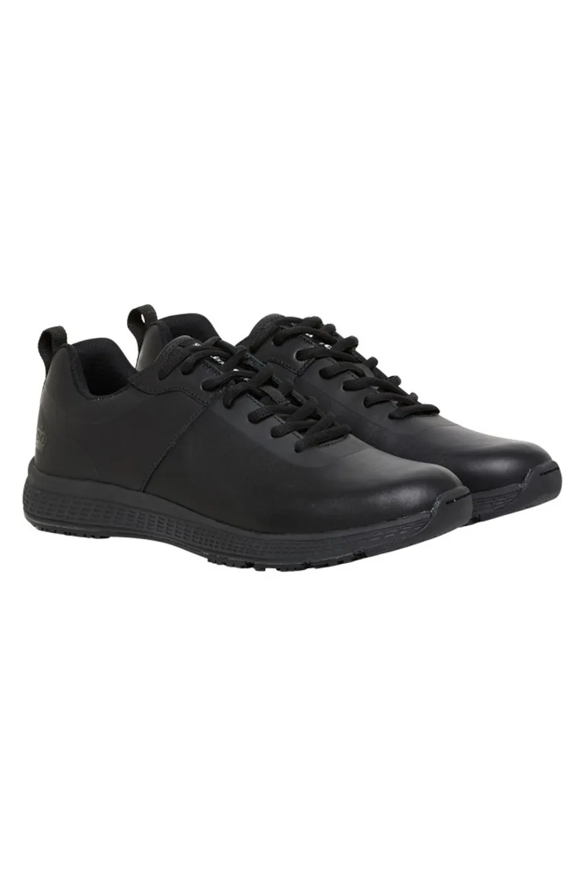 KingGee Superlite Mens Soft Toe Lace Up Slip Resistant Leather Work Shoes