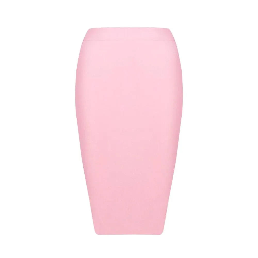 Knee Length Bandage Bodycon Bandage Pencil Skirt