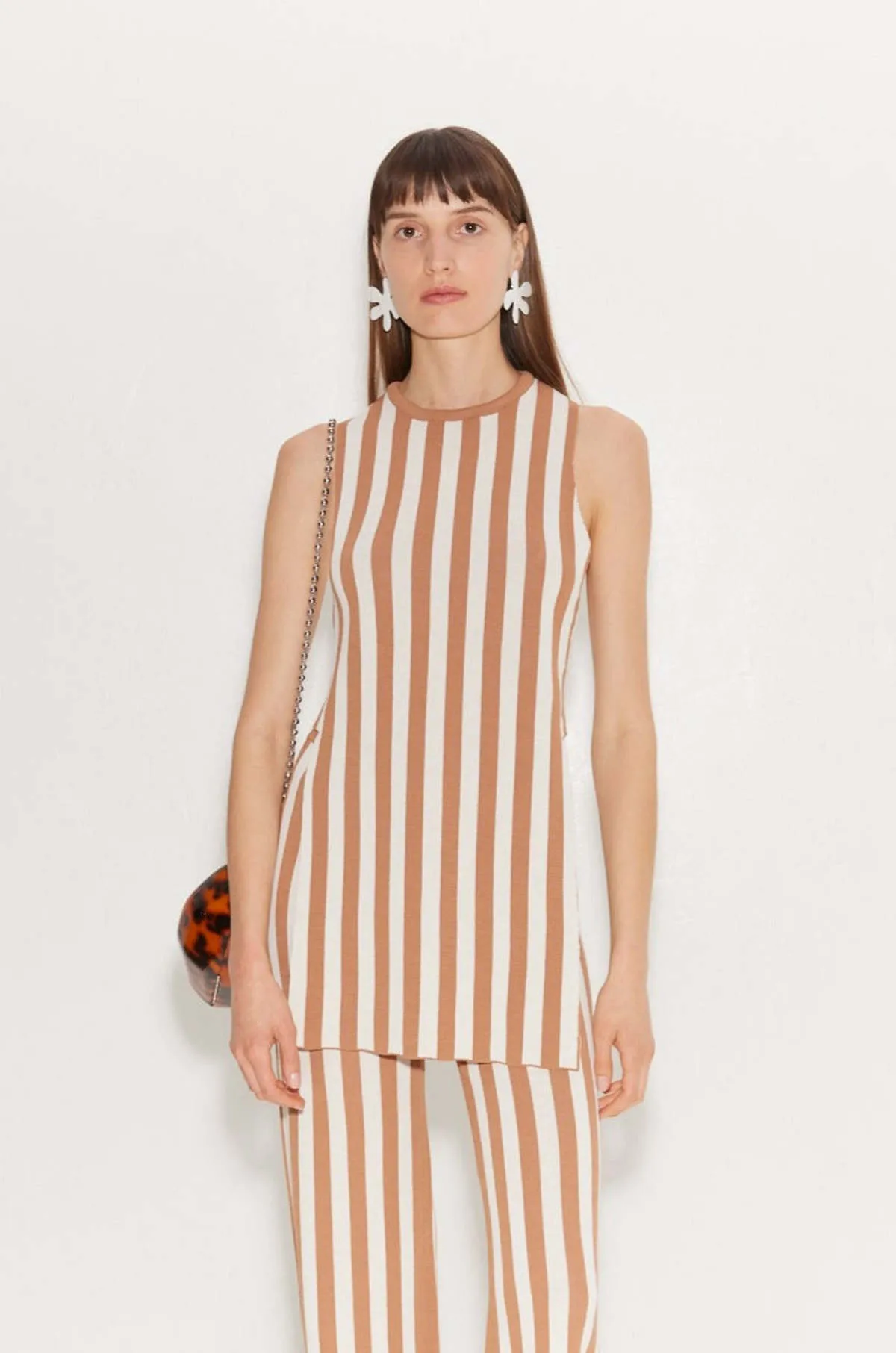 Knits By Canoga Top - Tan Stripe