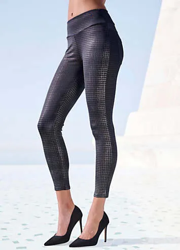 LASCANA Houndstooth Print Leggings | Kaleidoscope