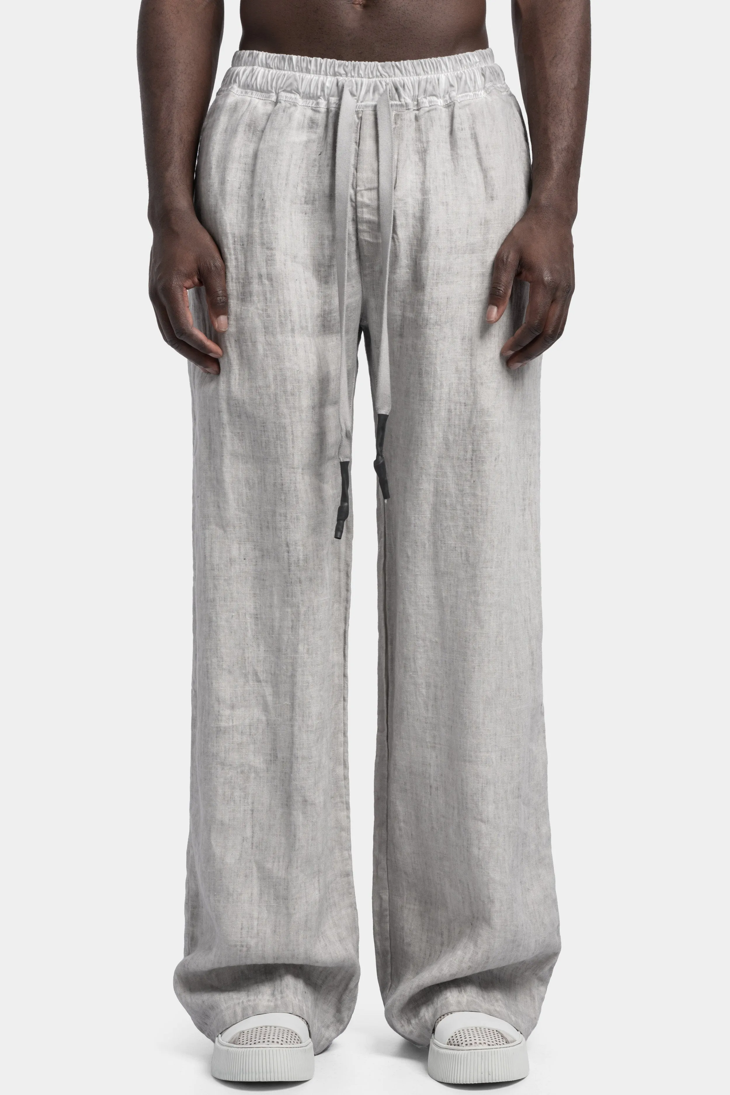 Light linen wide pants, Alu