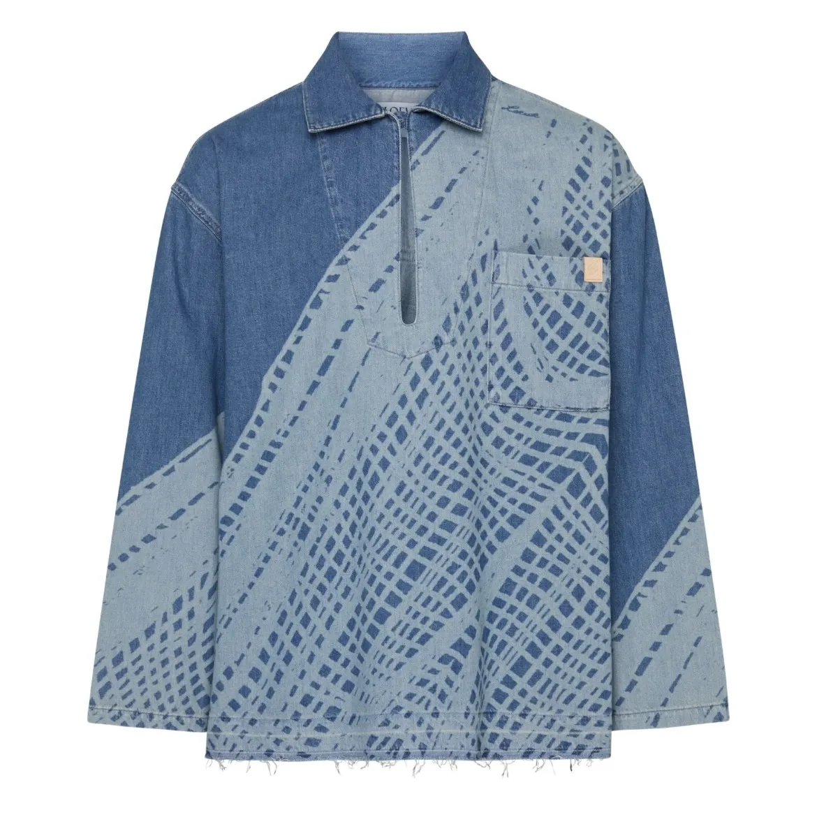 LOEWE  |Long Sleeves Cotton Logo Luxury Polos