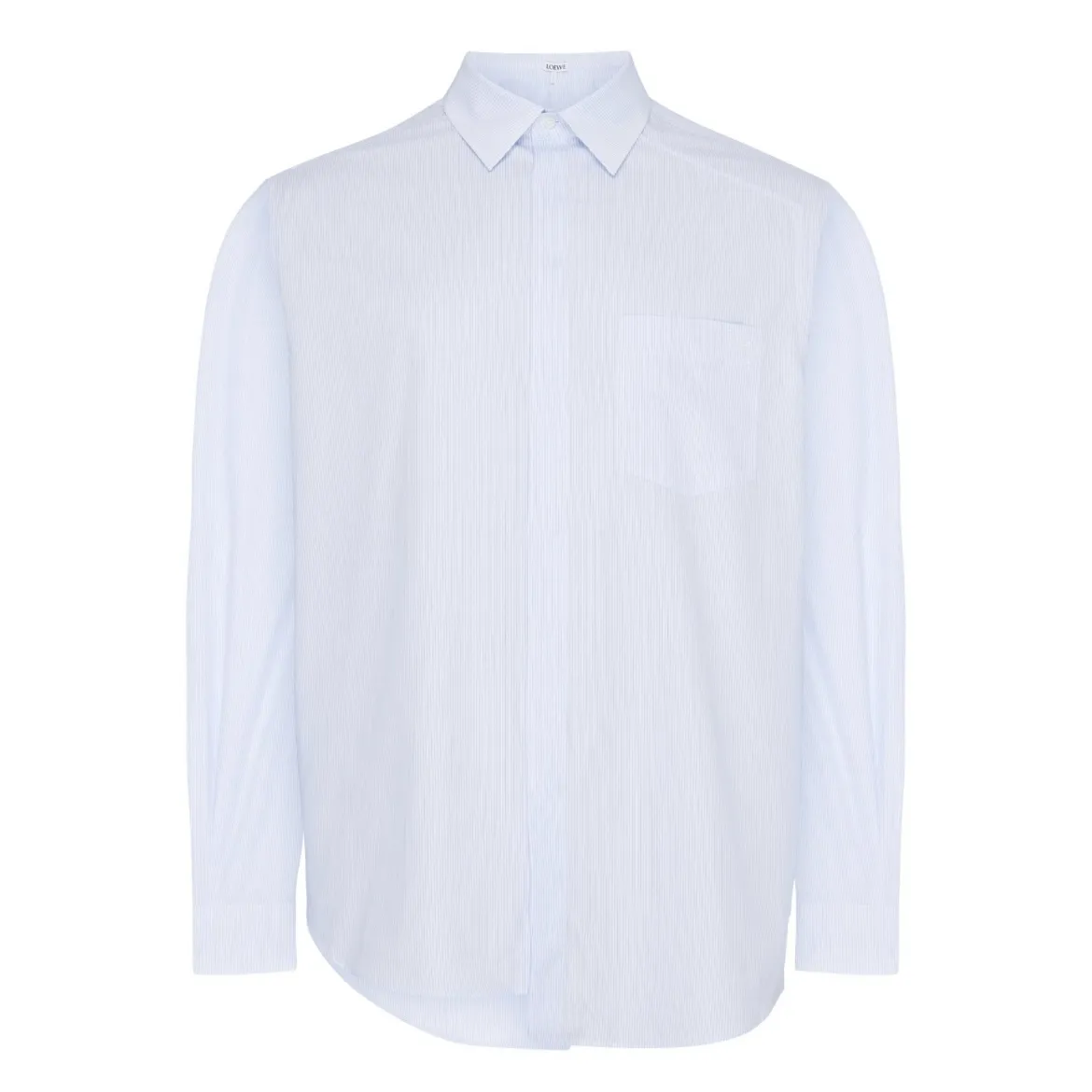 LOEWE  |Stripes Long Sleeves Cotton Luxury Shirts