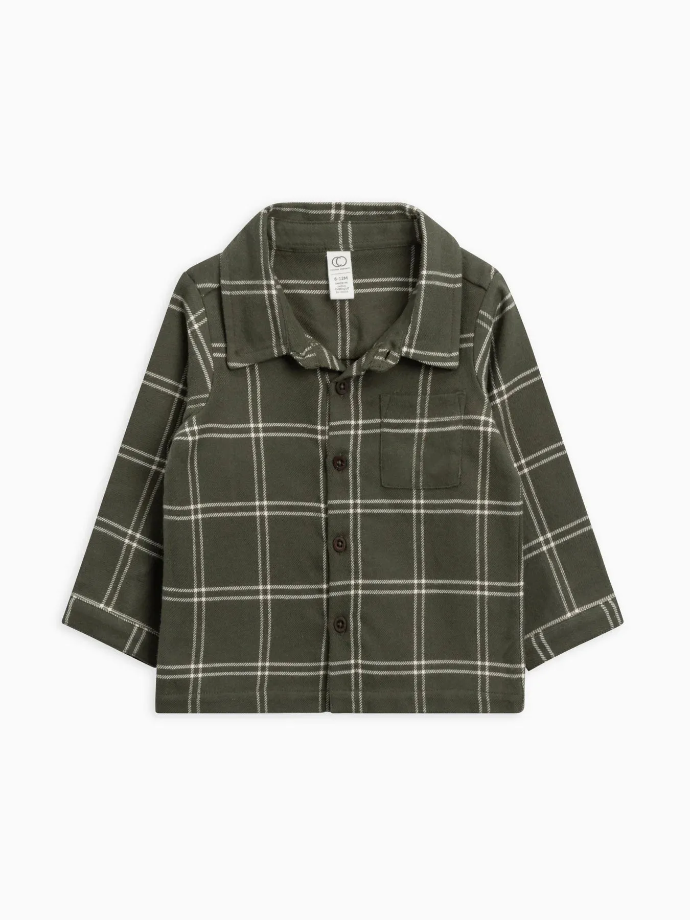 Logan Flannel L/S Collared Button Down  - Cypress Plaid